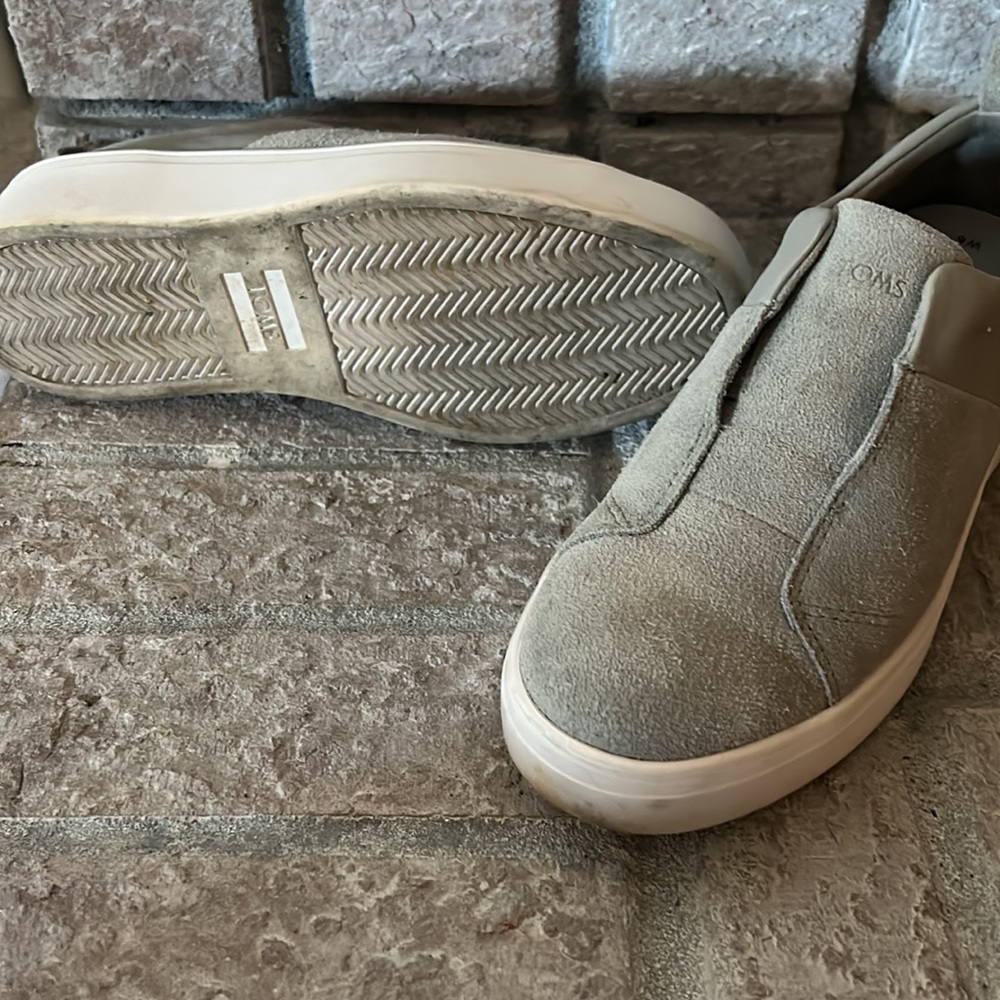 Toms Mid Gray Amber Suede Slip-on Sneakers - Picture 6 of 6